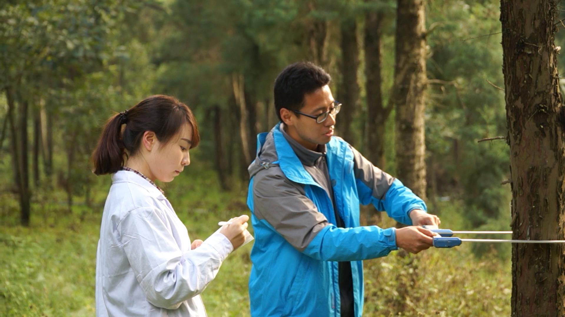 Conducting research on land restoration at a phosphorous mining site 1.JPG